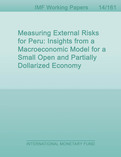 Measuring External Risks for Peru: Insights from a Macroeconomic Model for a Small Open and Partially Dollarized Economy
