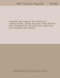 Trinidad and Tobago : 2016 Article IV Consultation-Press Release; Staff Report; and Statement by the Executive Director for Trinidad and Tobago