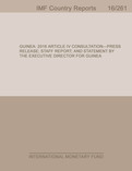 Guinea : 2016 Article IV Consultation-Press Release; Staff Report; and Statement by the Executive Director for Guinea
