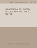 Guatemala : Selected Issues and Analytical Notes