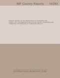 Canada : Report on the Observance of Standards and Codes-FATF Recommendations for Anti-Money Laundering and Combating the Financing of Terrorism (AML/CFT)