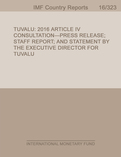 Tuvalu : 2016 Article IV Consultation-Press Release; Staff Report; and Statement by the Executive Director for Tuvalu