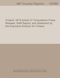 Finland : 2016 Article IV Consultation-Press Release; Staff Report; and Statement by the Executive Director for Finland