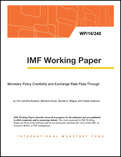 Monetary Policy Credibility and Exchange Rate Pass-Through