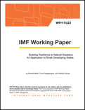 Building Resilience to Natural Disasters: An Application to Small Developing States