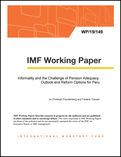 Informality and the Challenge of Pension Adequacy: Outlook and Reform Options for Peru