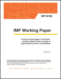 Finding the Bad Apples in the Barrel: Using the Market Value of Equity to Signal Banking Sector Vulnerabilities